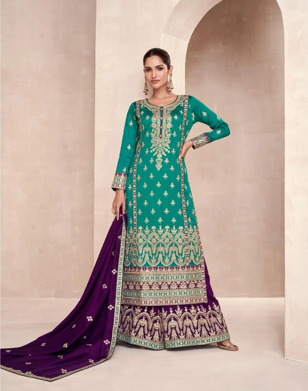 Aashirwad Rayana Premium Silk Wholesale Designer Readymade Salwar Suit Catalog — Wholesale Salwar Suits, Aashirwad Creation wholesale from Surat - Gallery Image 3